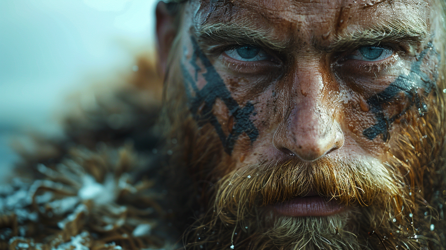 Viking Runes Hair Beard Braid