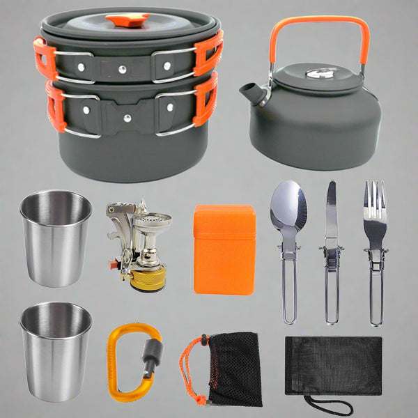 Portable Kitchen Of Midgard - High Grade Camping Cookware