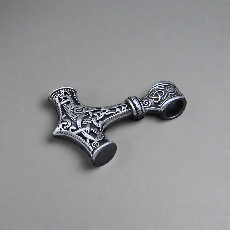 Silver Mjölnir Sterling Silver Mjolnir Pendant