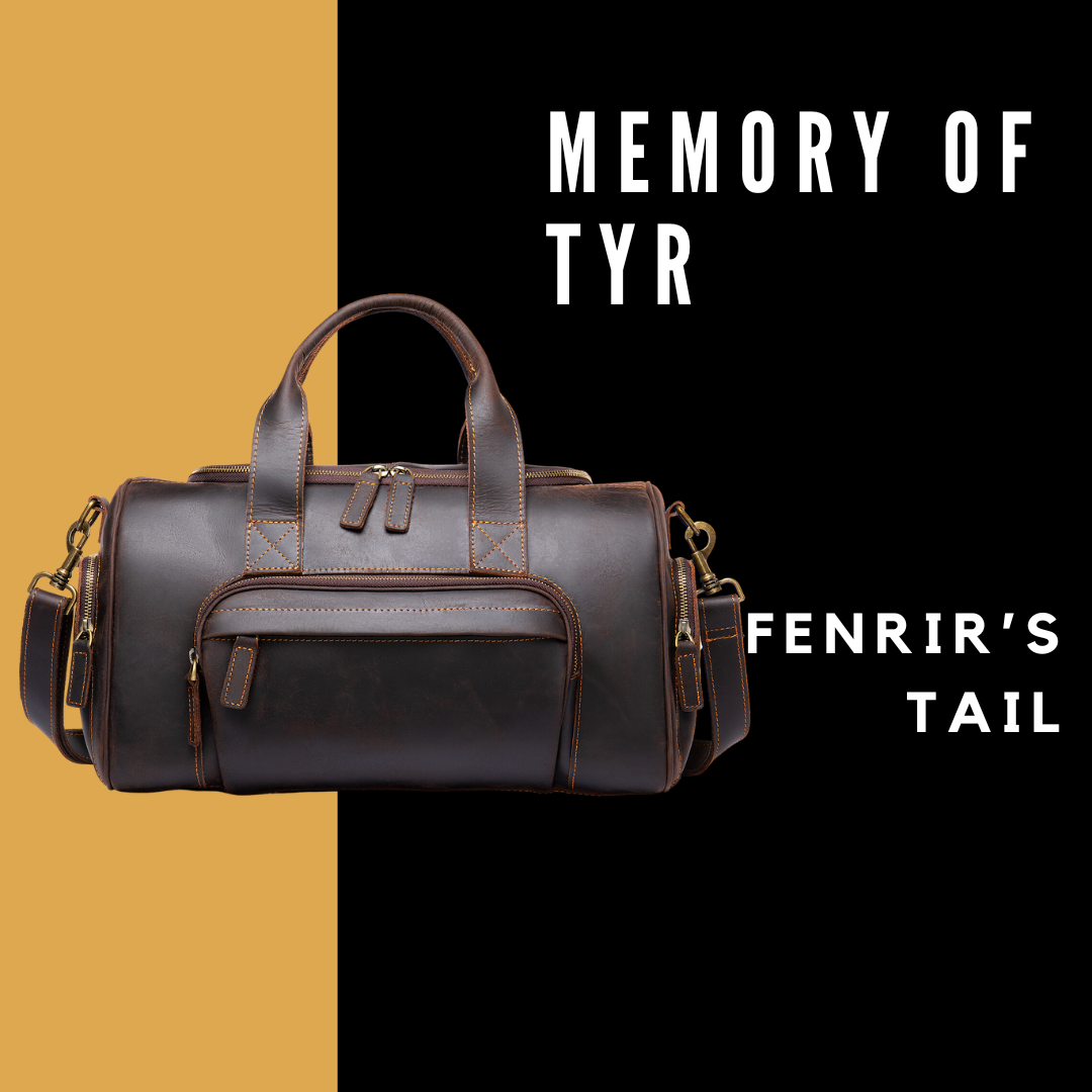 Memory Of Tyr - Leather Luggage Shoulder Bag