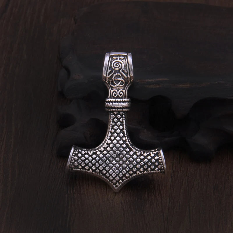 Silver Mjölnir - Sterling Silver Mjolnir Pendant - Viking Trinkets