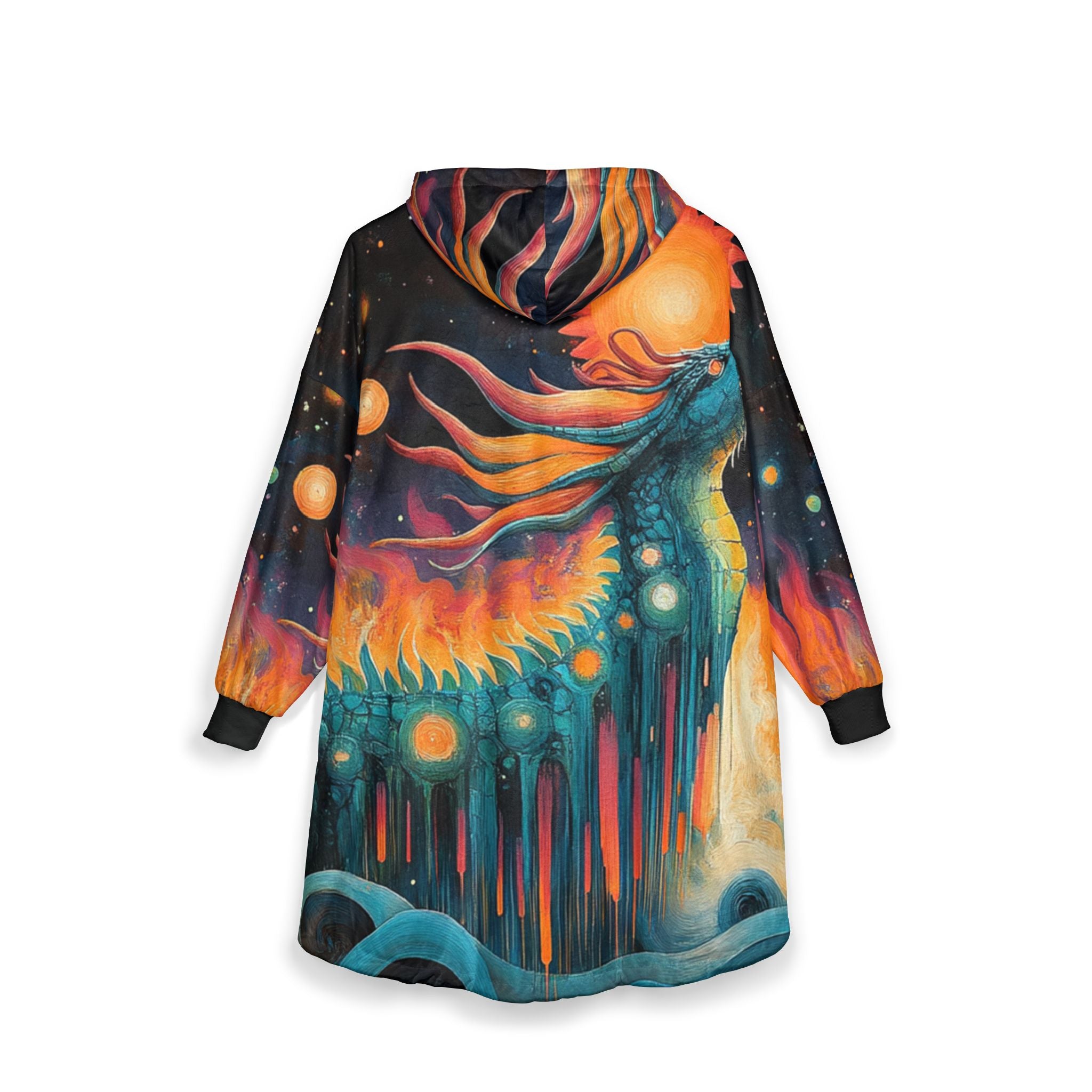 Mystic Jormungandr - Oversized Hooded Blanket