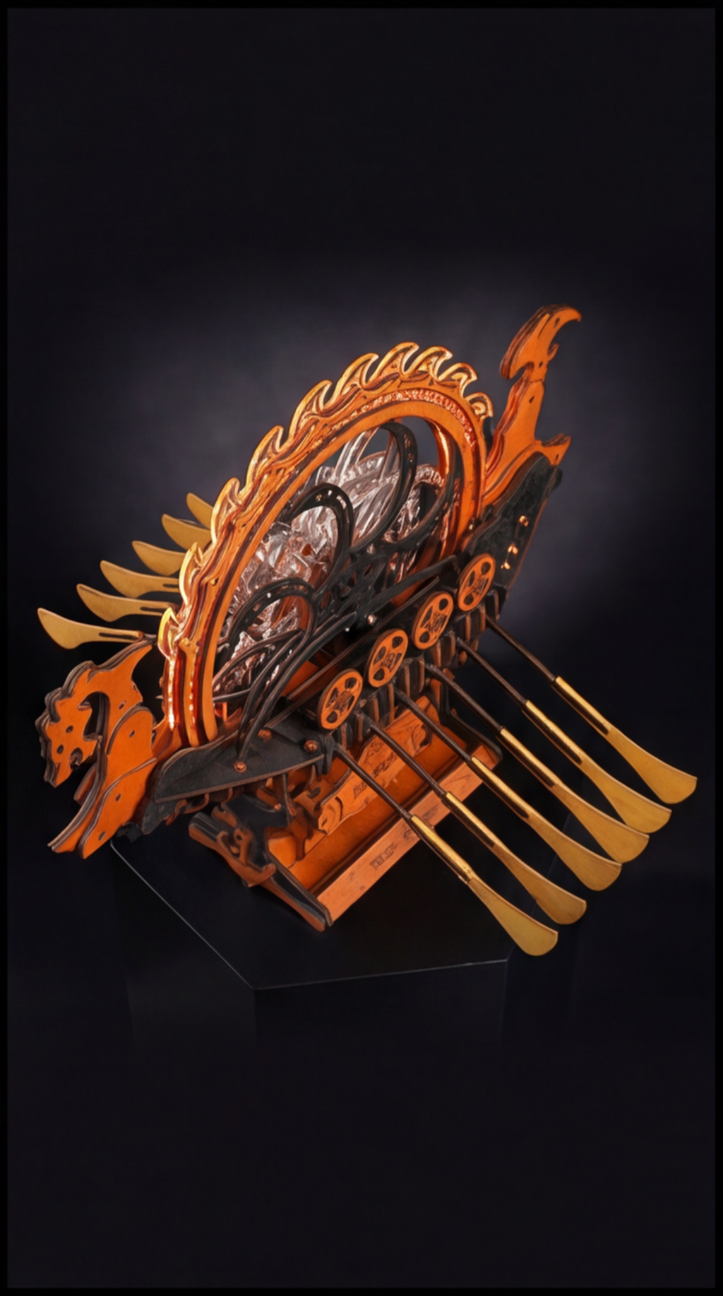 Skíðblaðnir - Hand-assembled Dragon Ship Puzzle