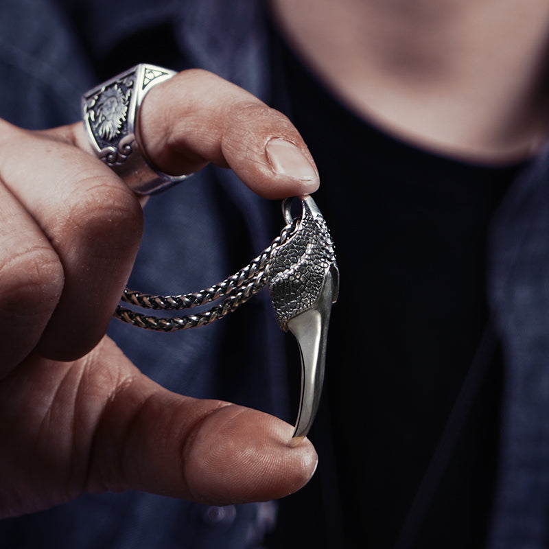 Claw of Greed - Sterling Silver Dragon Claw Necklace
