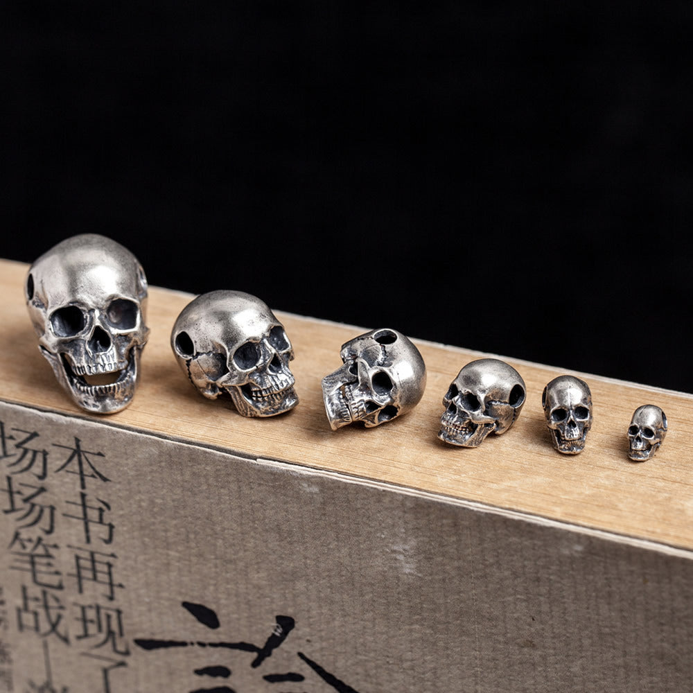 Odin's Warpath – S925 Silver Skull Pendant