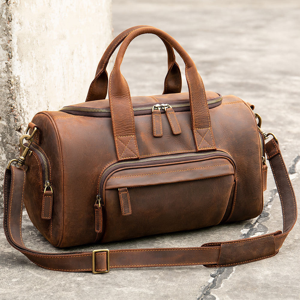 Memory Of Tyr - Leather Luggage Shoulder Bag