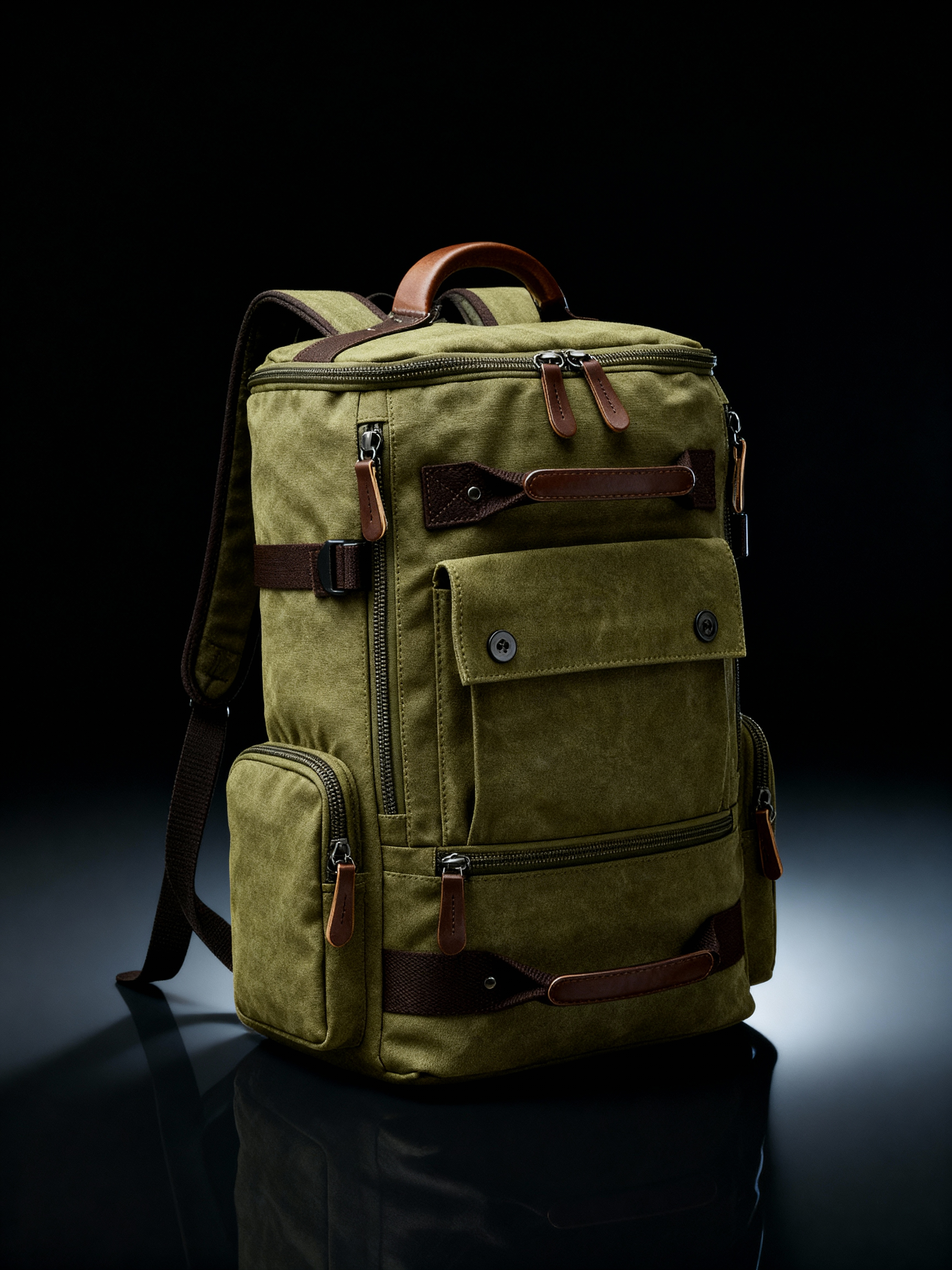 The Ironhide - Vintage Canvas Backpack