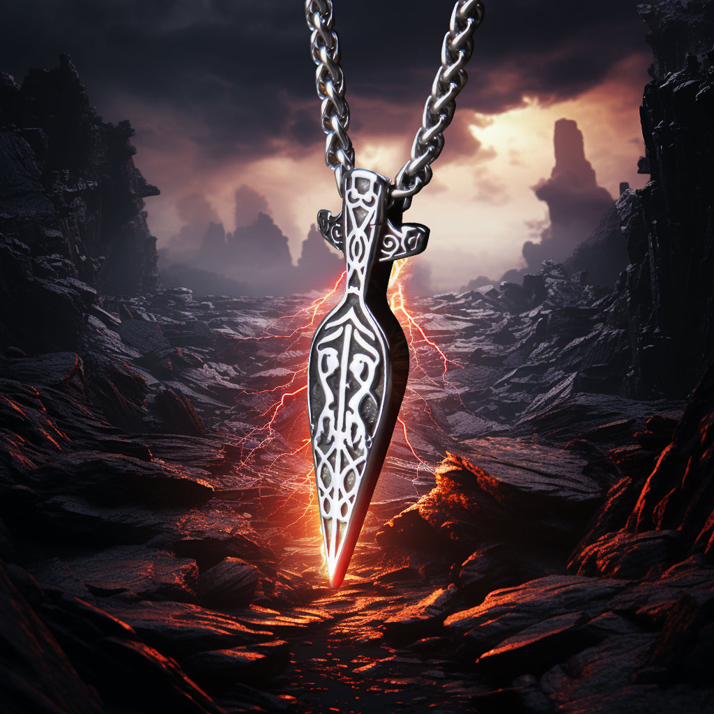 Gungnir - Odin's Spear of Destiny Necklace - Viking Trinkets