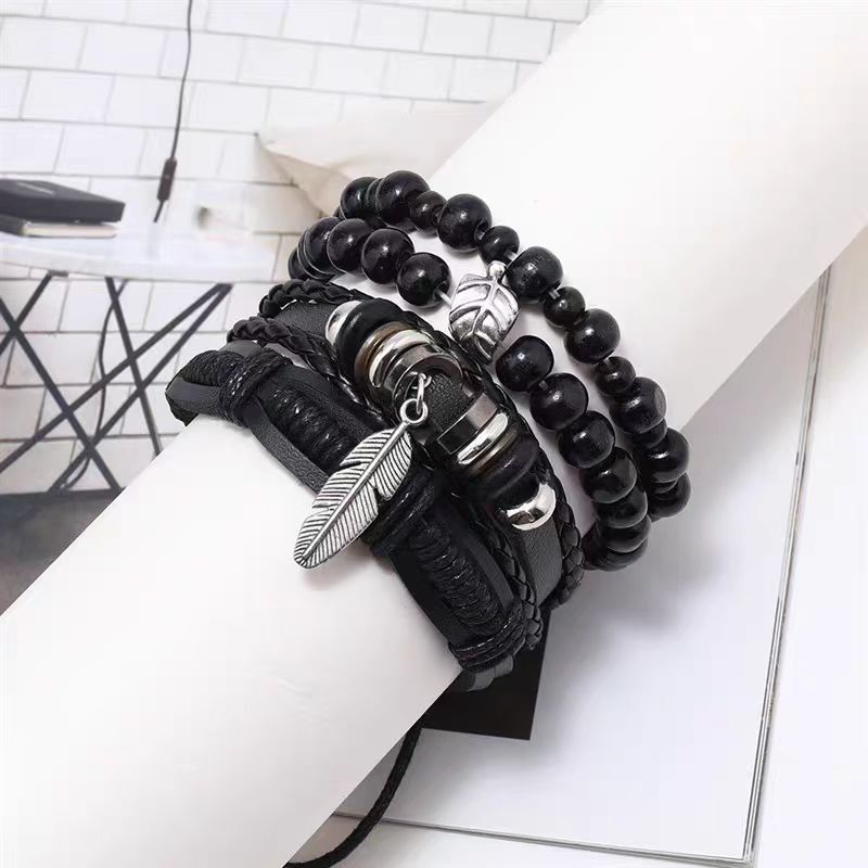Feather of the Nine Leather Bracelet