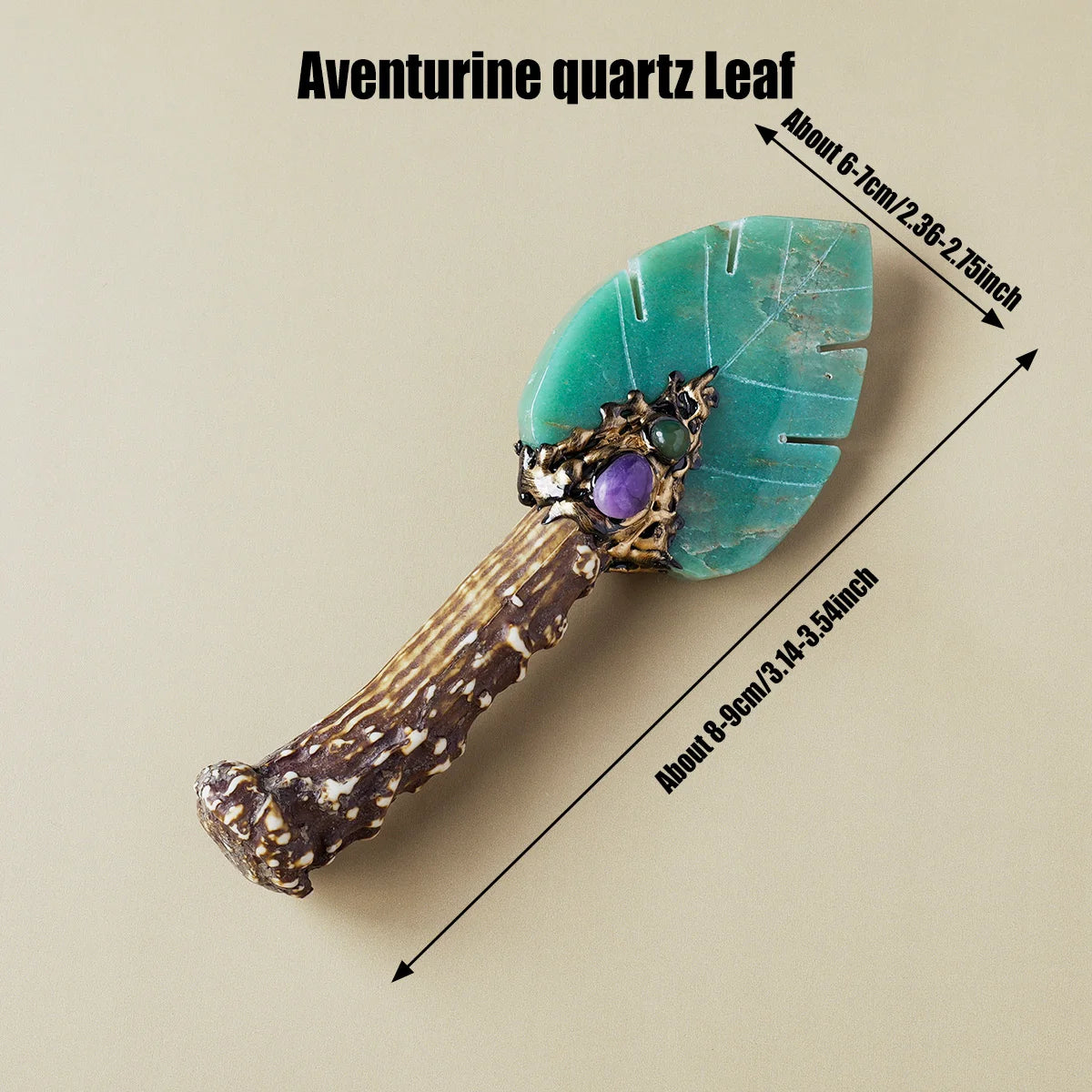 Sólbrandr - Unbladed Stone Fluorite Carnelian Knife