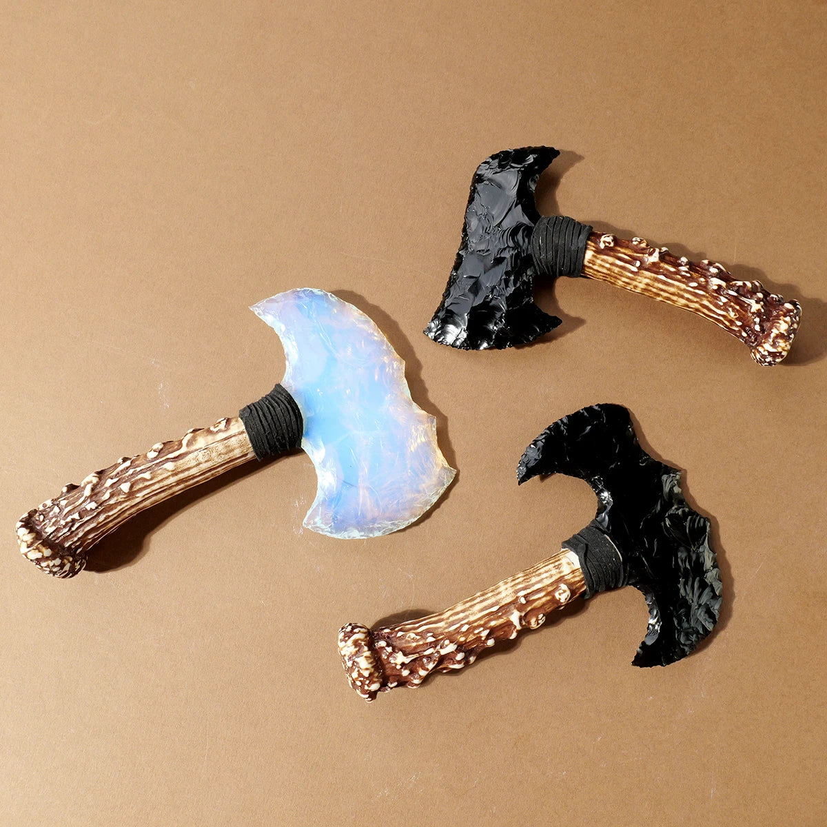 Sacred Axe - Natural Stone Model Obsidian Hatchet