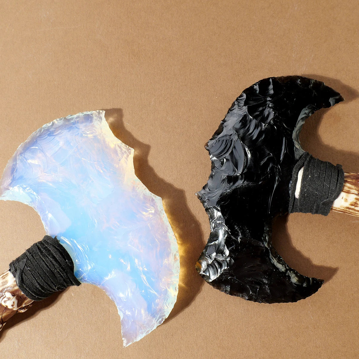 Sacred Axe - Natural Stone Model Obsidian Hatchet