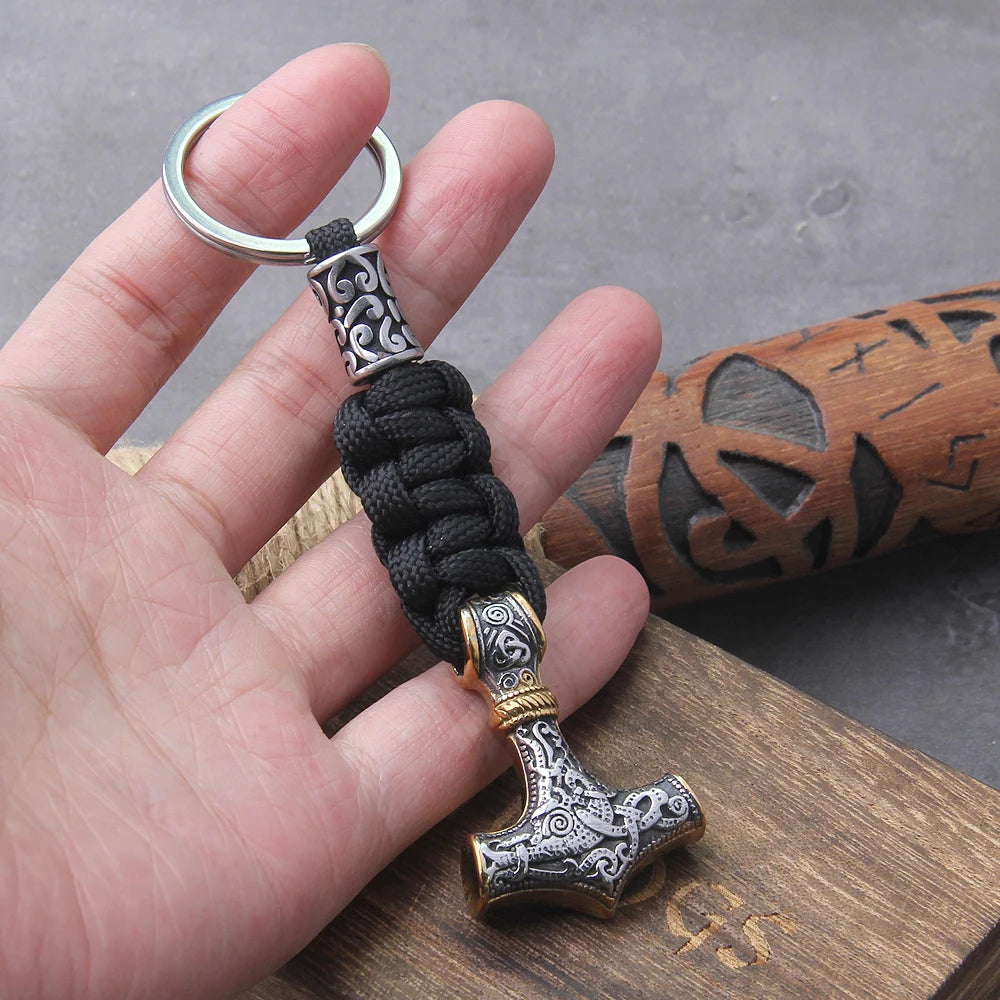 The Mjölnir Keyring — Symbol of Protection - Viking Trinkets