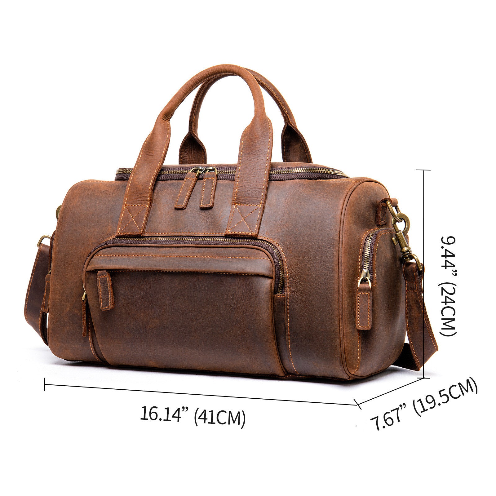 Memory Of Tyr - Leather Luggage Shoulder Bag