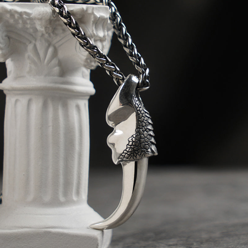 Claw of Greed - Sterling Silver Dragon Claw Necklace