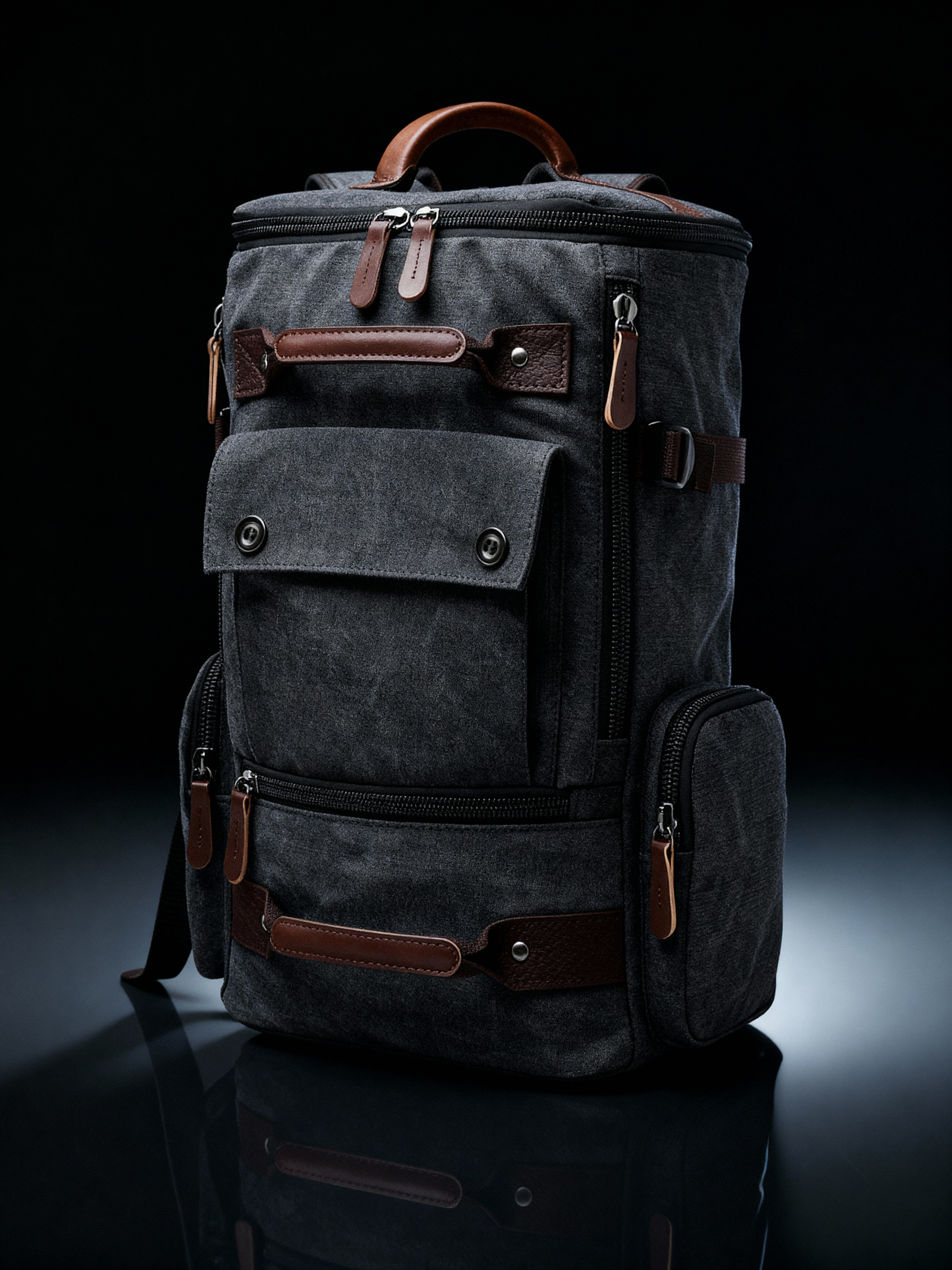 The Ironhide - Vintage Canvas Backpack