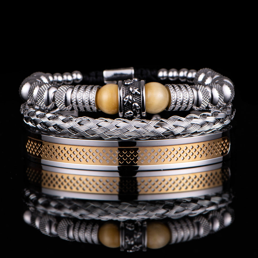 Asgardian Keepsake - Stainless Steel Skull Bracelet
