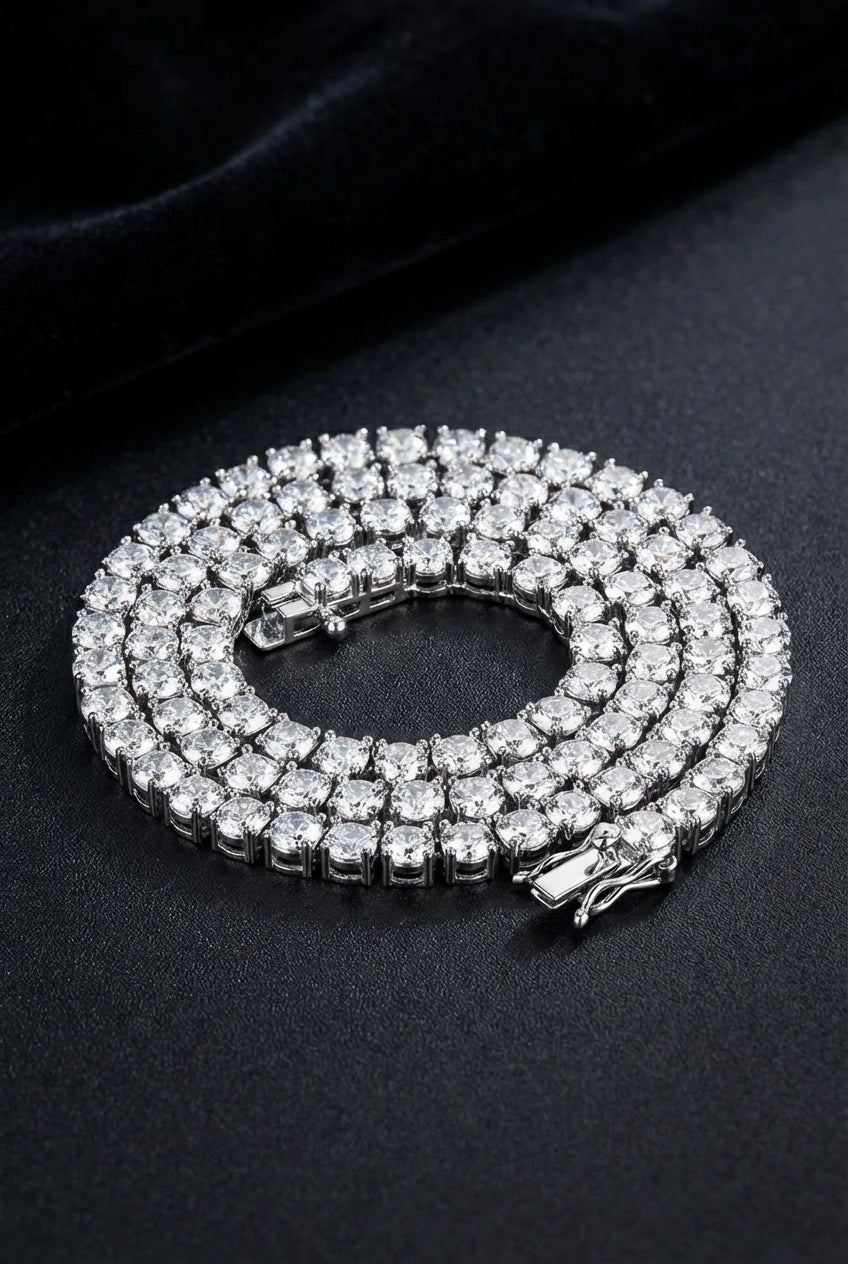 Light of the Nine Realms - 25 Sterling Silver Moissanite Necklace