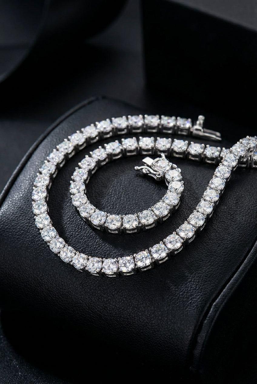 Light of the Nine Realms - 25 Sterling Silver Moissanite Necklace