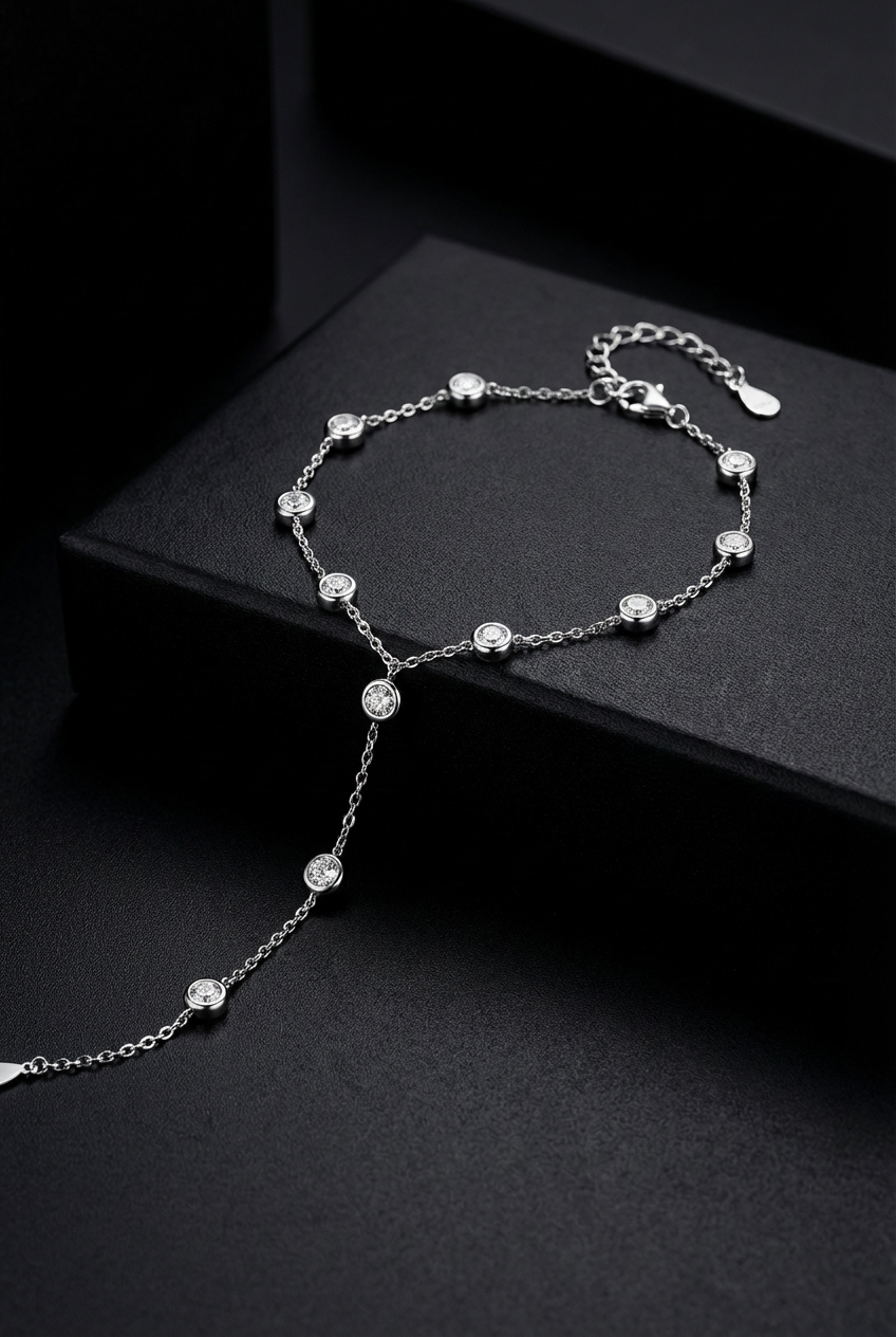 Nine Realm Radiance - Moissanite Bracelet