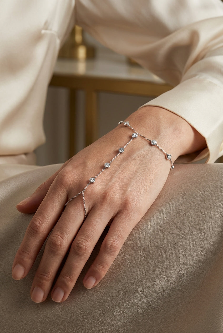 Nine Realm Radiance - Moissanite Bracelet