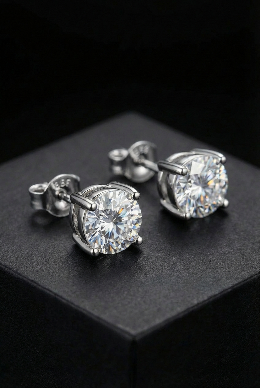 Star of the Nine Realms - Moissanite Earrings