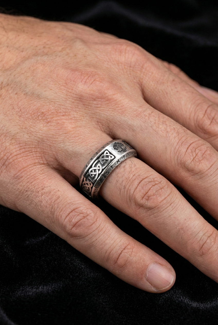 Blessing Of Yggdrasil - Viking Rune Ring - Viking Trinkets
