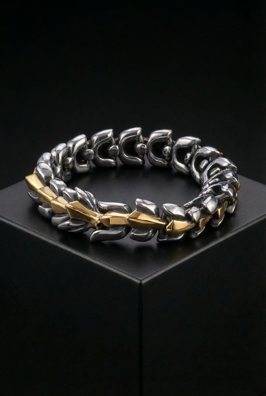 The Midgard Serpent - Stainless Steel Bracelet