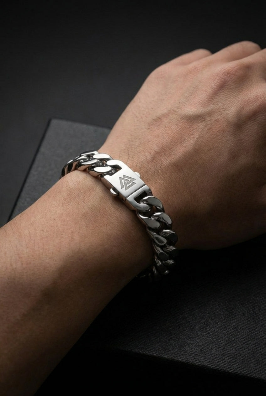 Frostbitten Armlet - Stainless Steel Bracelet - Viking Trinkets