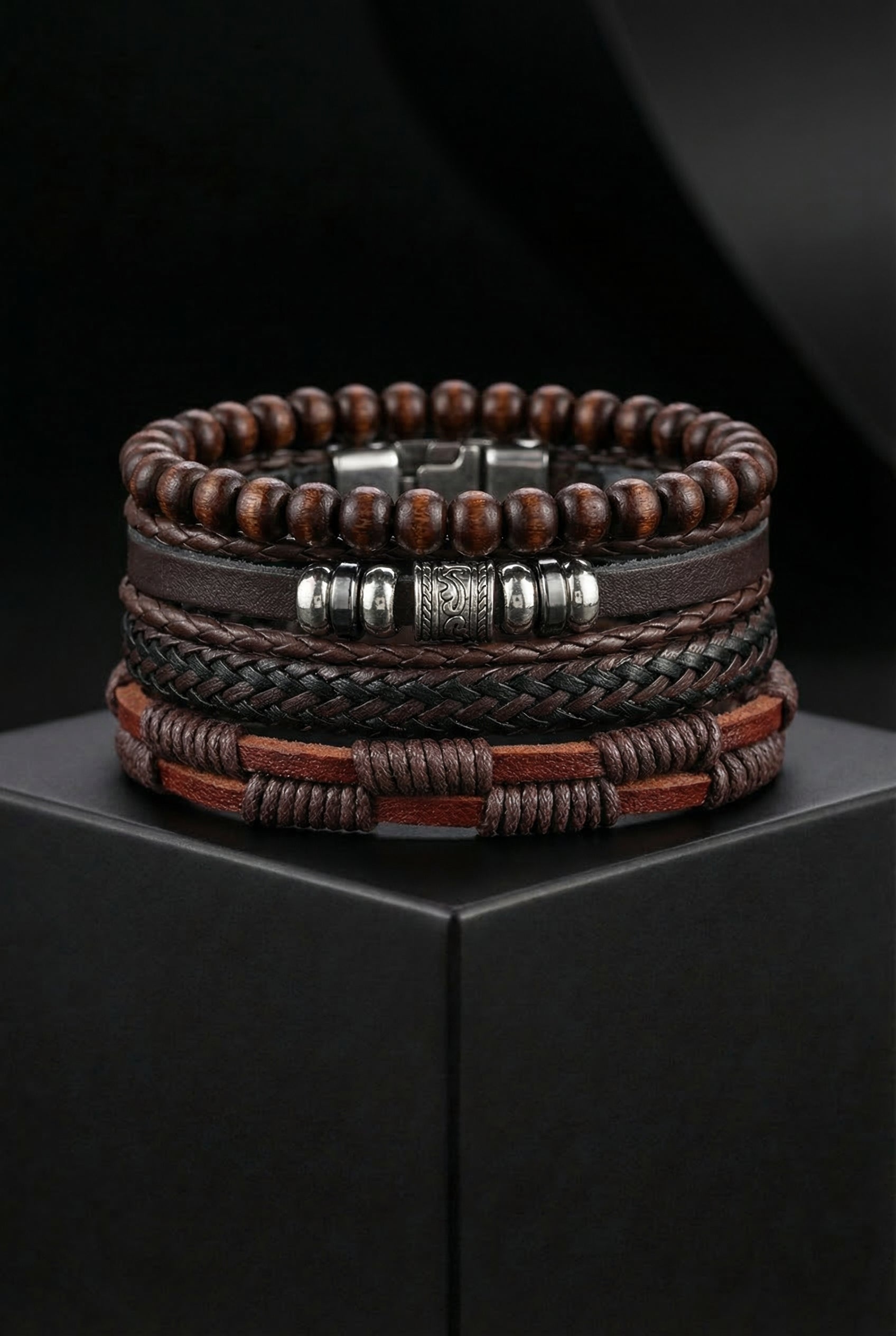 Ran's Embrace Leather Bracelet - Viking Trinkets