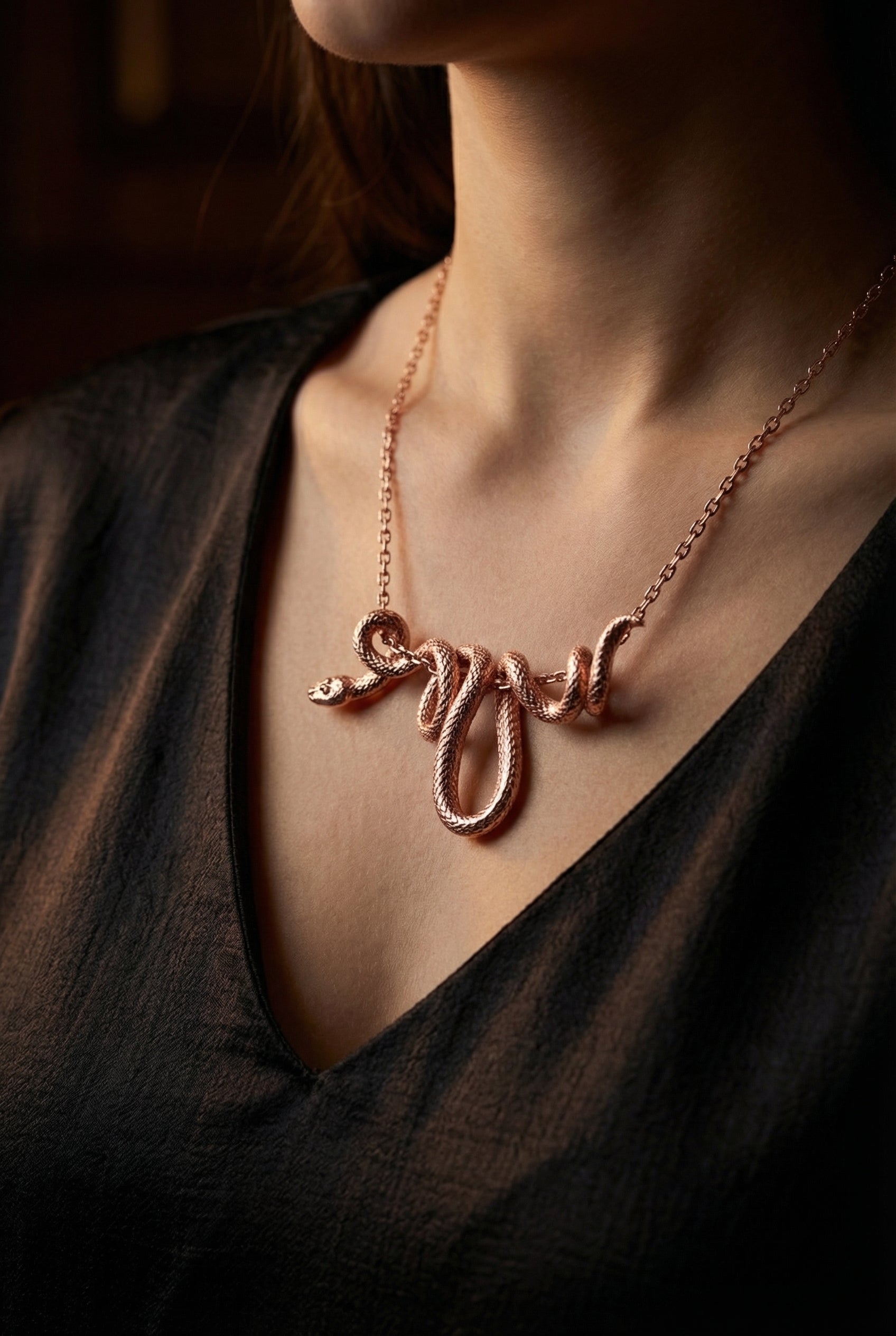 Ragnar’s Memoir - Winding Snake Necklace - Viking Trinkets