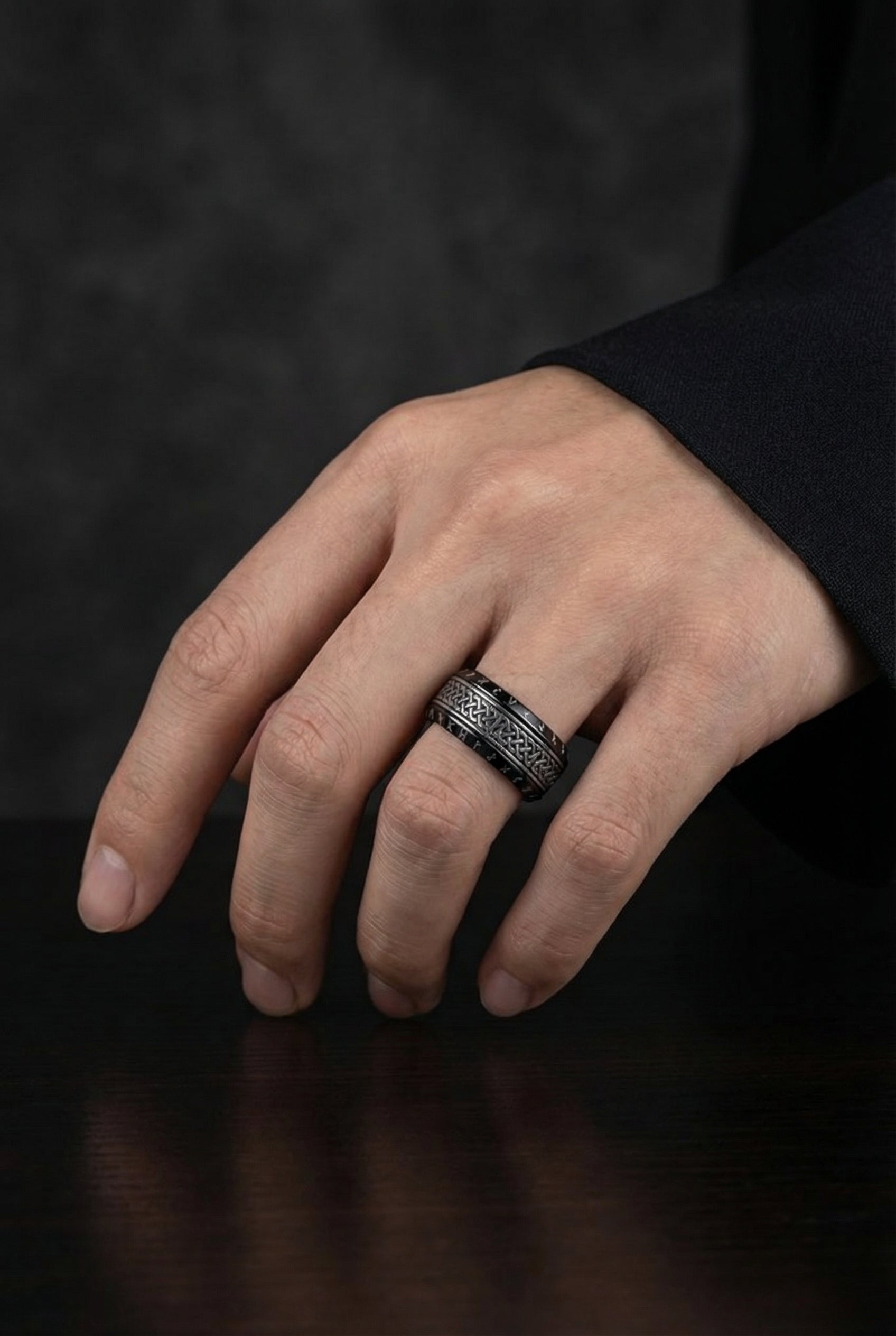 Secrets Of The Urd - Stainless Steel Ring - Viking Trinkets