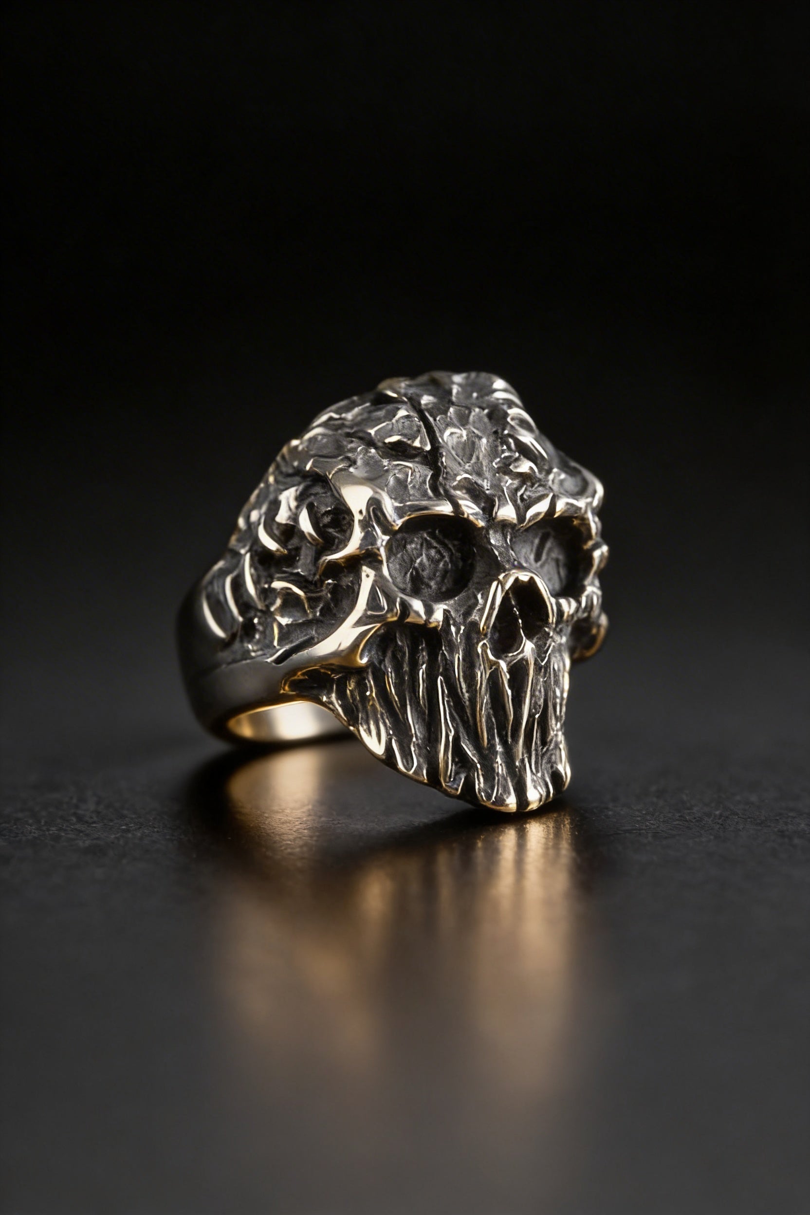 Baldur's Remains - Titanium Skull Ring - Viking Trinkets