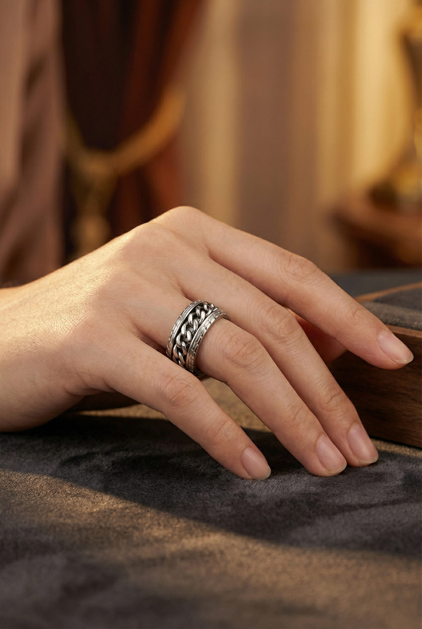 Loki's Ring - Stainless Steel Bottle Opener Ring - Viking Trinkets