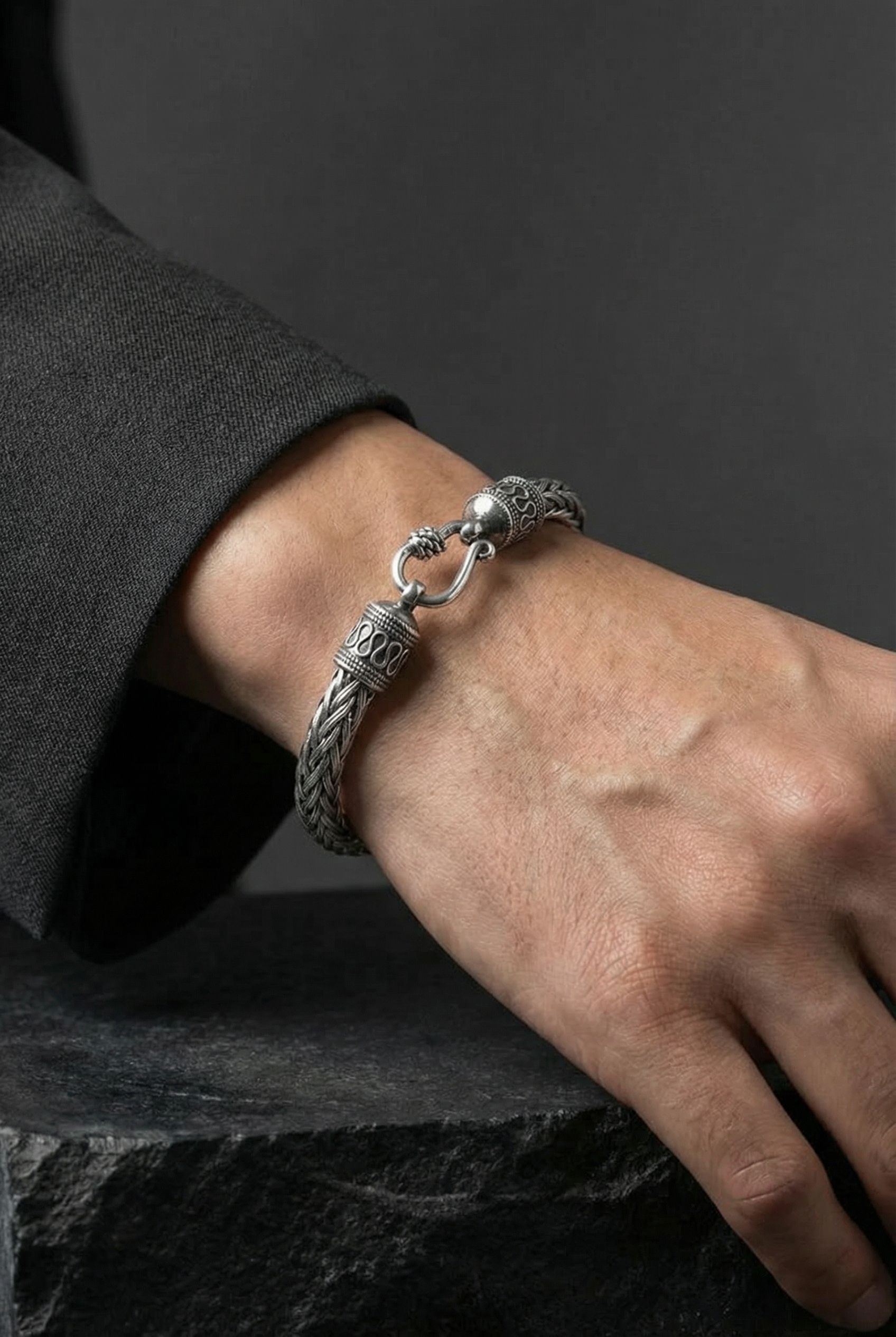 Asgard's Protection - Sterling Silver Bracelet - Viking Trinkets