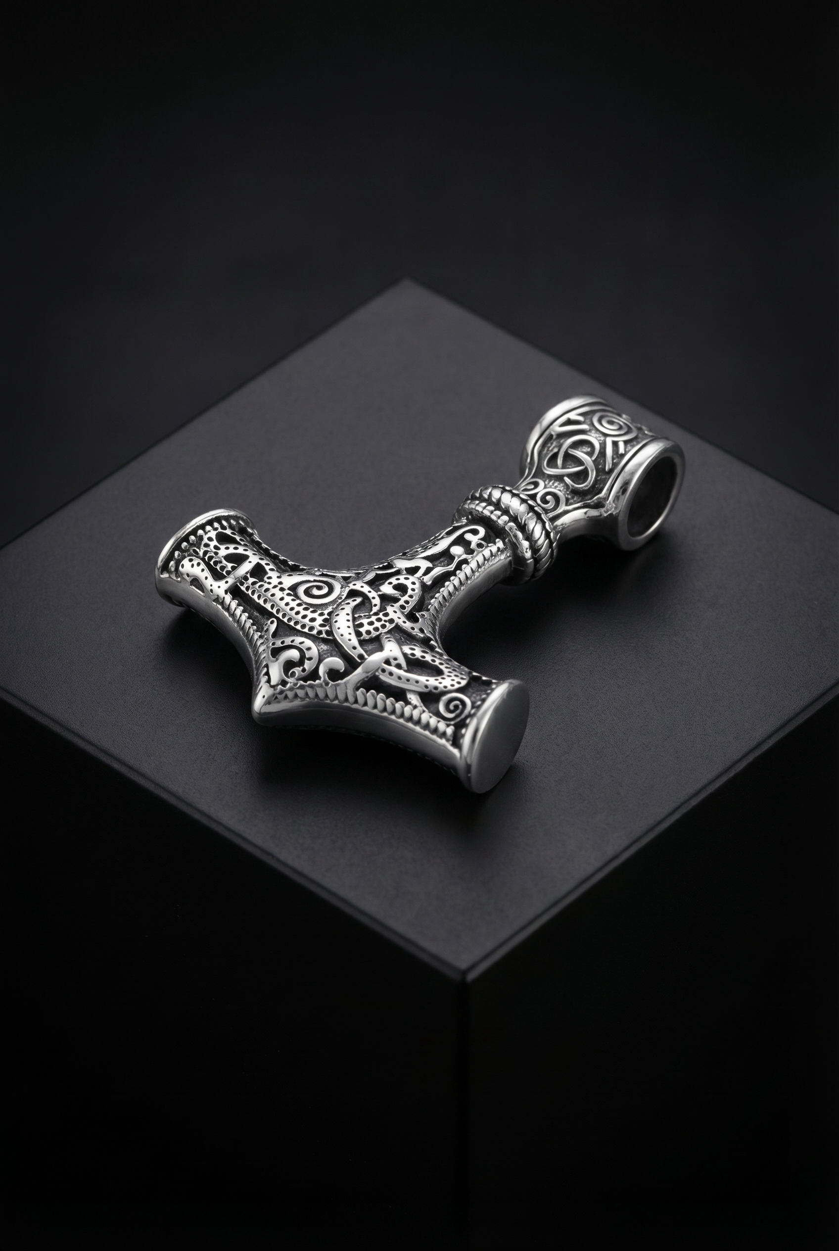 Silver Mjölnir - Sterling Silver Mjolnir Pendant - Viking Trinkets