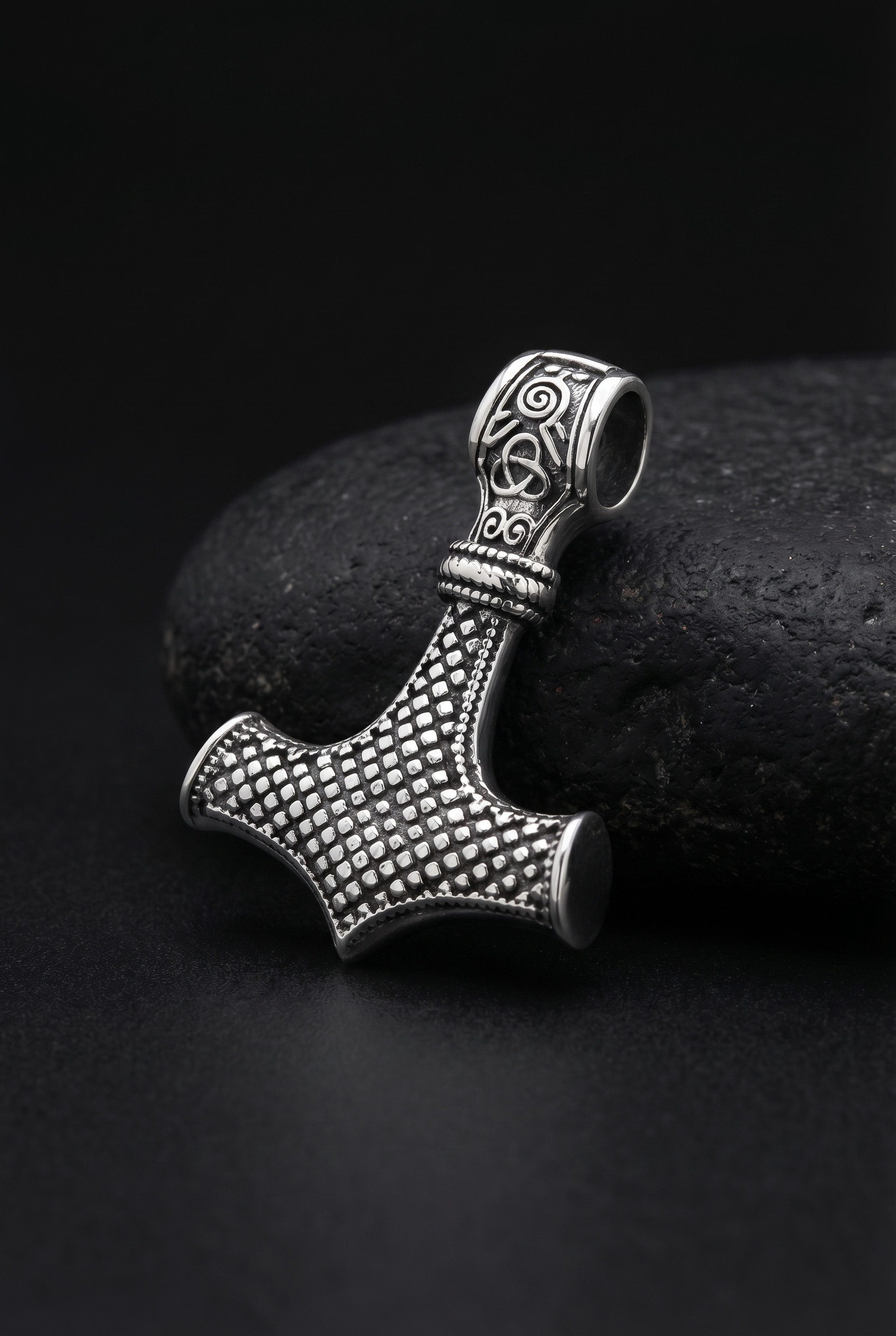 Silver Mjölnir - Sterling Silver Mjolnir Pendant - Viking Trinkets