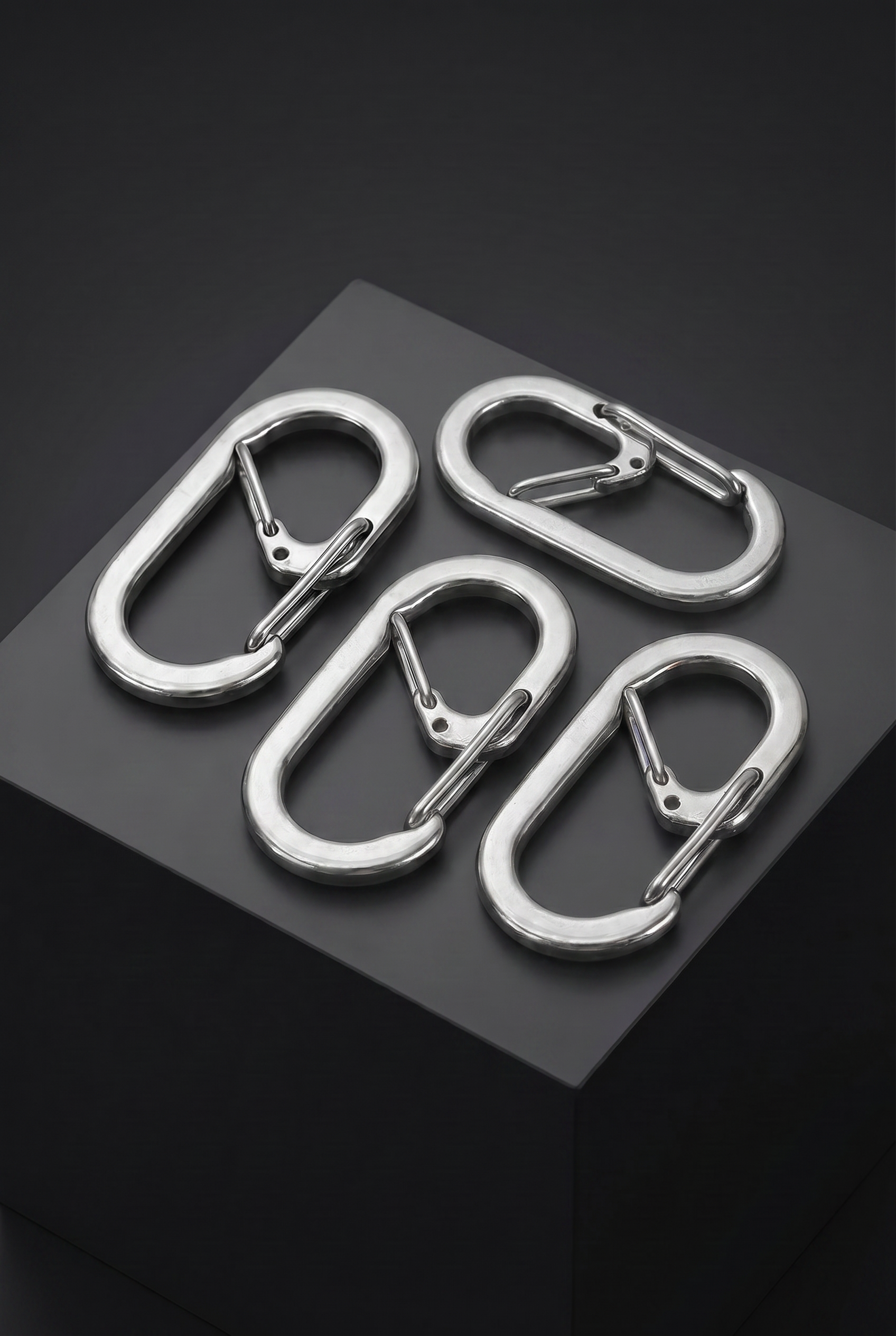 Stainless Steel G Hook Carabiner Keychain Tactical Backpack Molle Clip Outdoor Camping Hiking Gear EDC Tool Quick Release Clasps - Viking Trinkets
