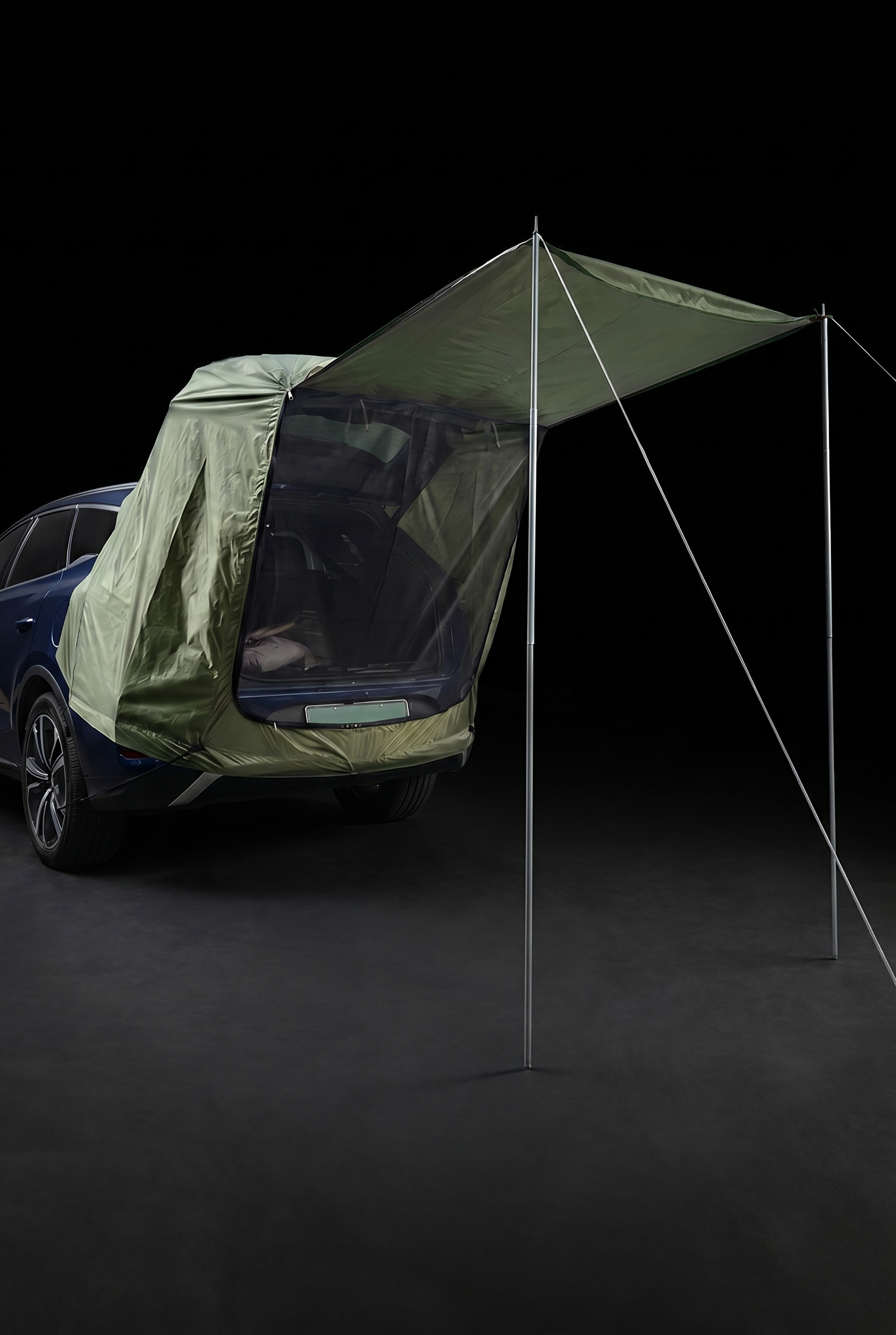 Outdoor Car Rear Tent Camping Picnic Car Rear Tent with Canopy Car Rear Extension Tent Sunshine-Proof Rain-Proof Car Rear Tent - Viking Trinkets