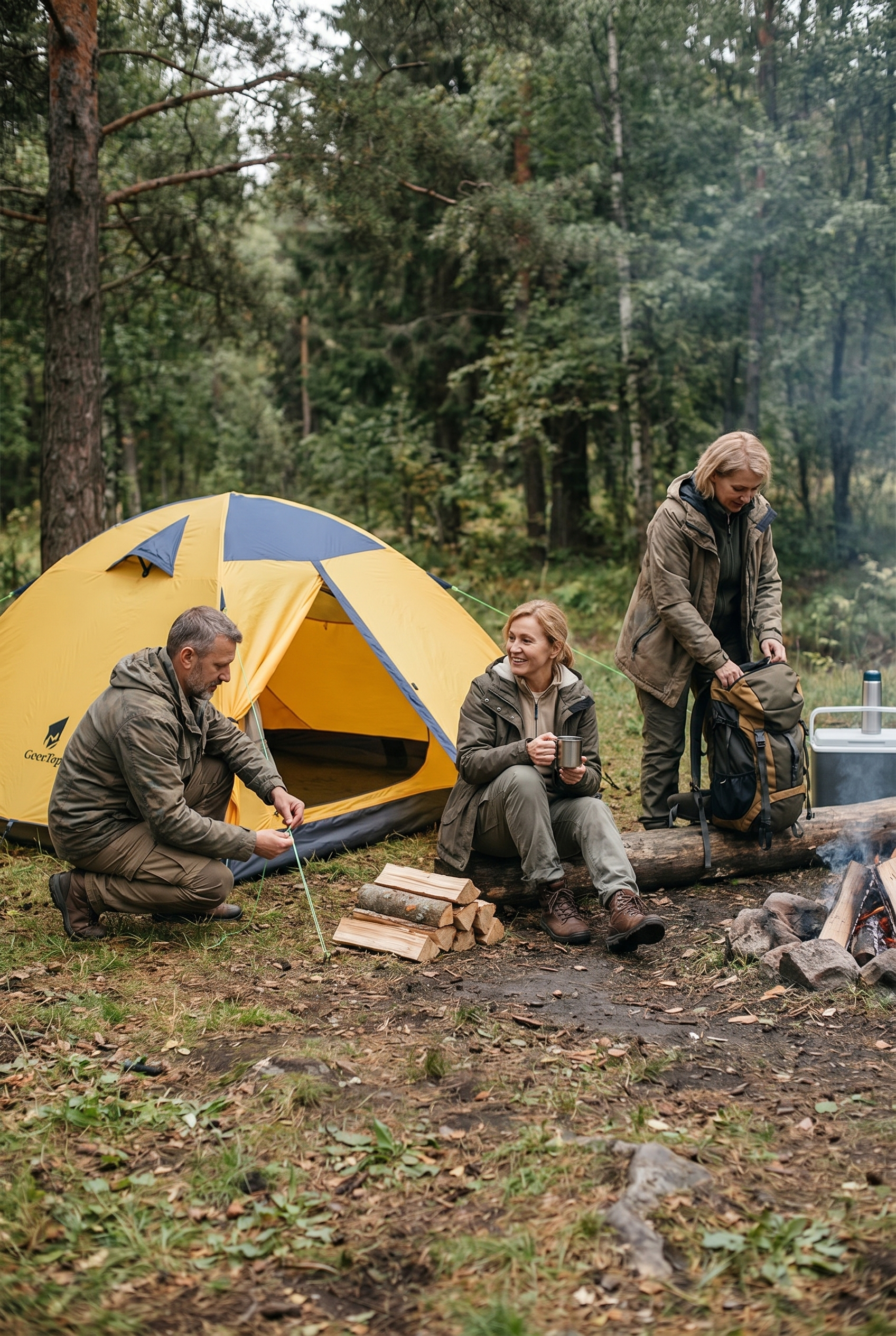 Niflheim Wanderer - High Quality Double Layered Camping Tent - Viking Trinkets
