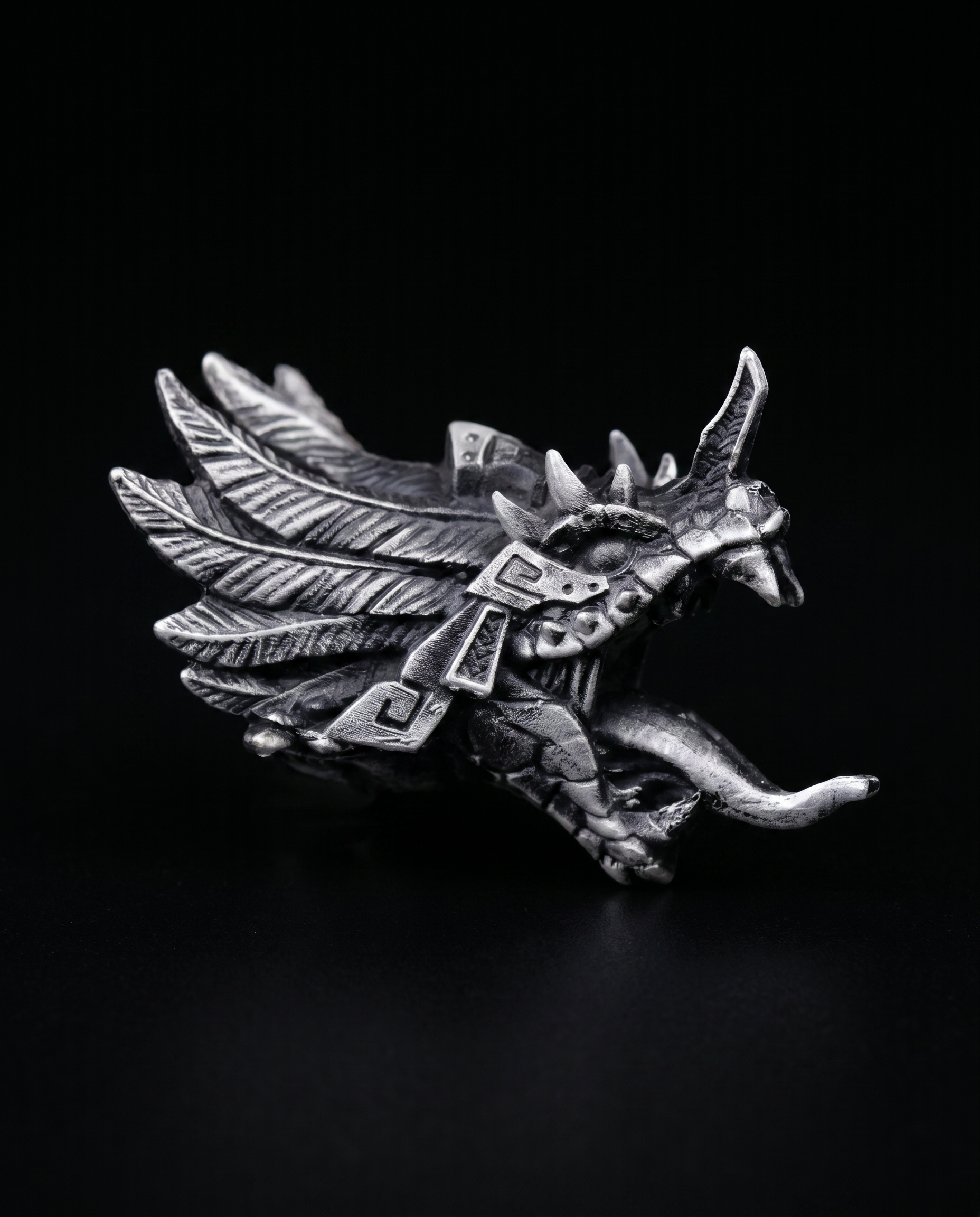 Nastrond's Guardian - Copper Alloy Dragon Necklace