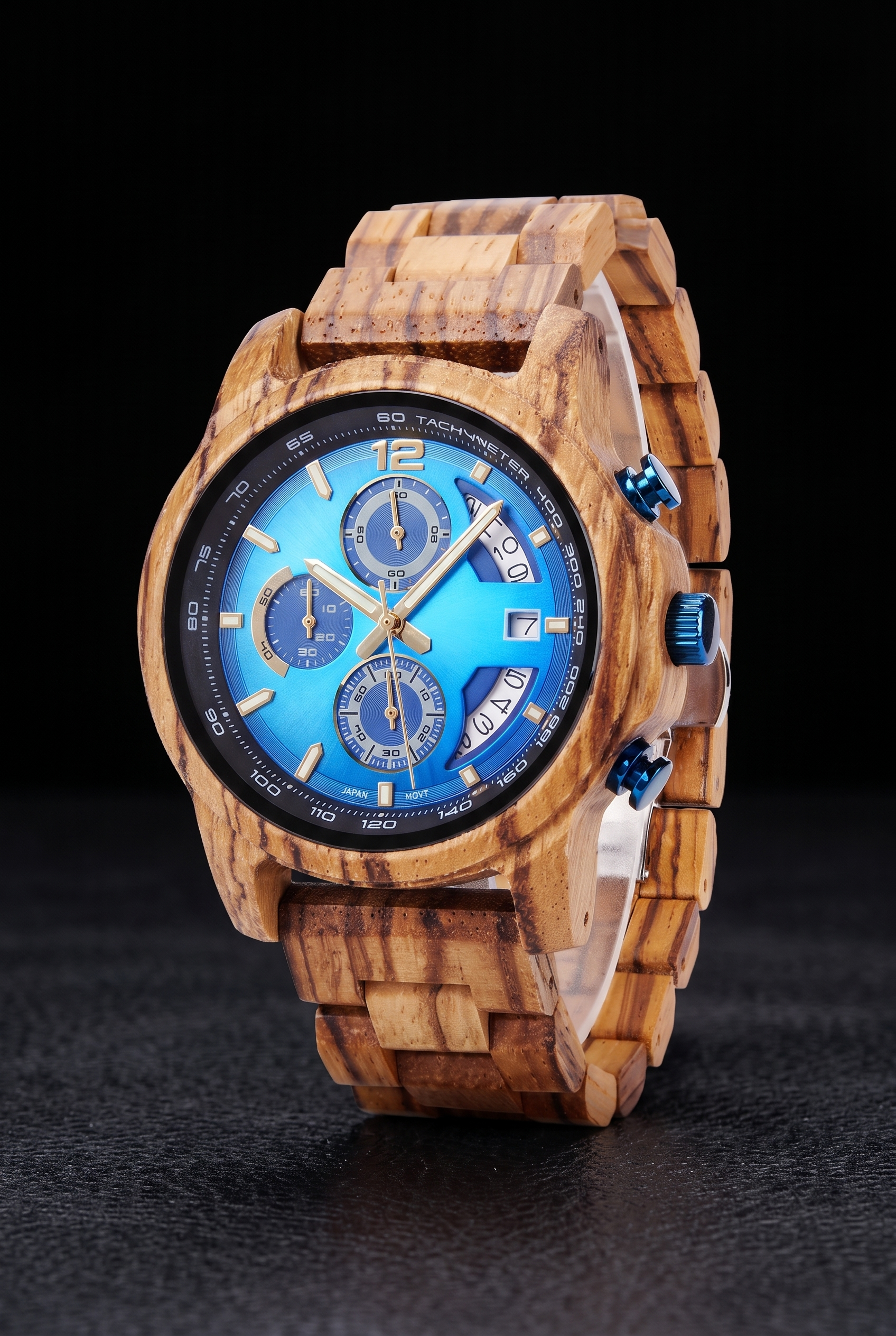 Tideborn - Wooden Quartz Watch - Viking Trinkets