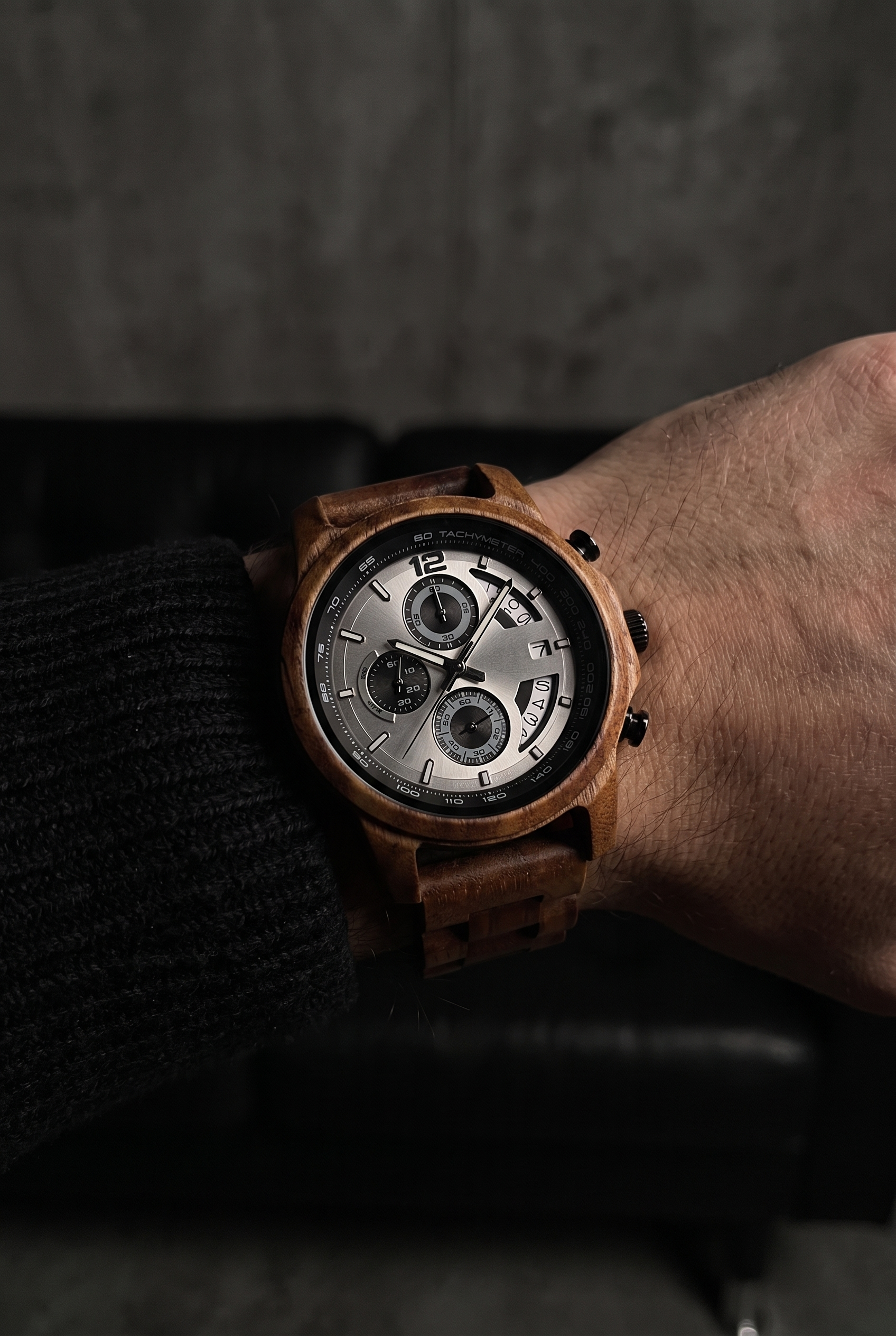 Tideborn - Wooden Quartz Watch - Viking Trinkets