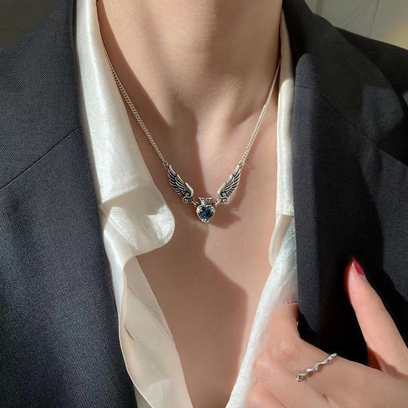 Ethereal Blessing - Metal Alloy with inlaid Crystal Necklace - Viking Trinkets