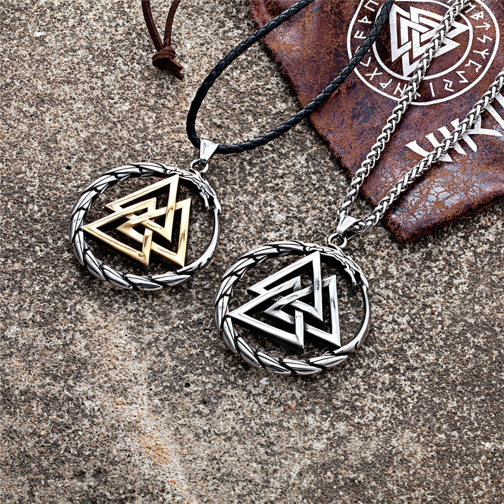 Jormungand's Knot - Metal Alloy Serpent Pendant - Viking Trinkets