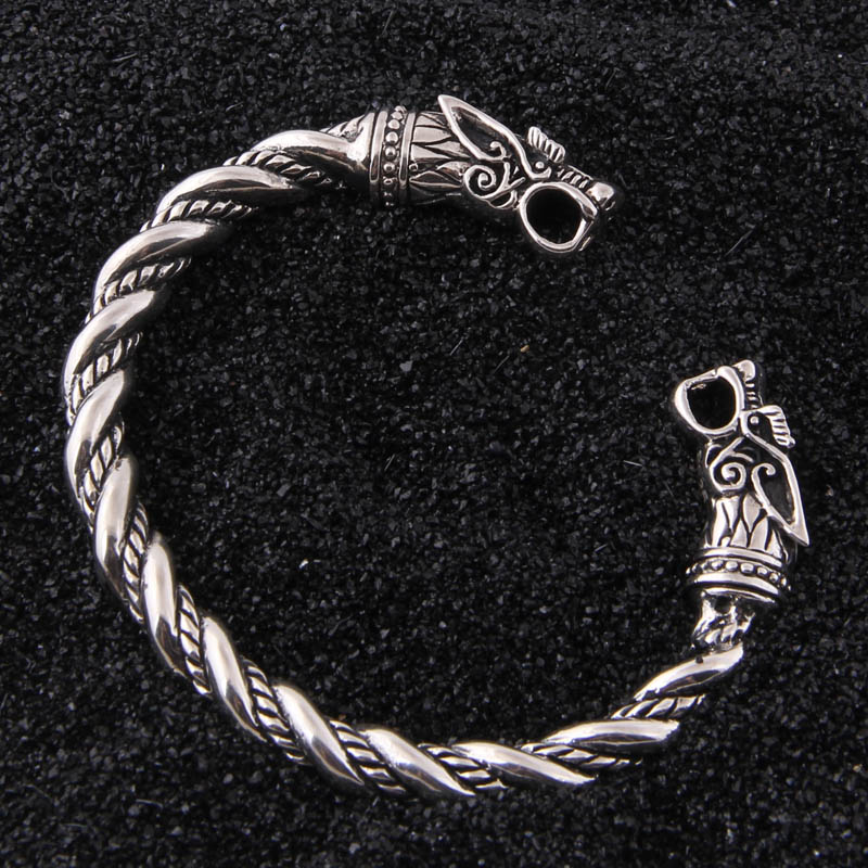 The Pledge - Fenrir - Sterling Silver Allegiance Bracelet - Viking Trinkets