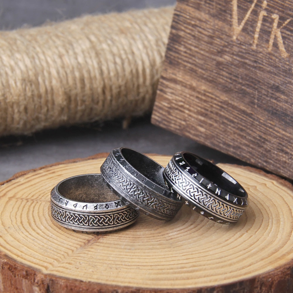 Secrets Of The Urd - Stainless Steel Ring - Viking Trinkets