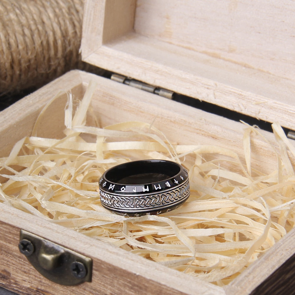 Secrets Of The Urd - Stainless Steel Ring - Viking Trinkets