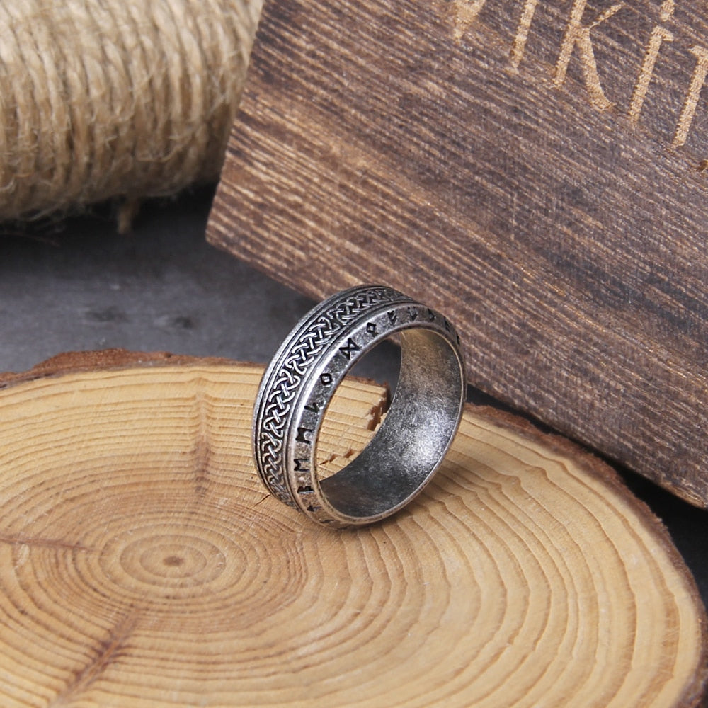 Secrets Of The Urd - Stainless Steel Ring - Viking Trinkets