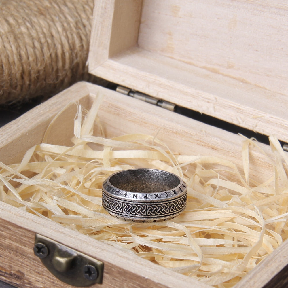 Secrets Of The Urd - Stainless Steel Ring - Viking Trinkets